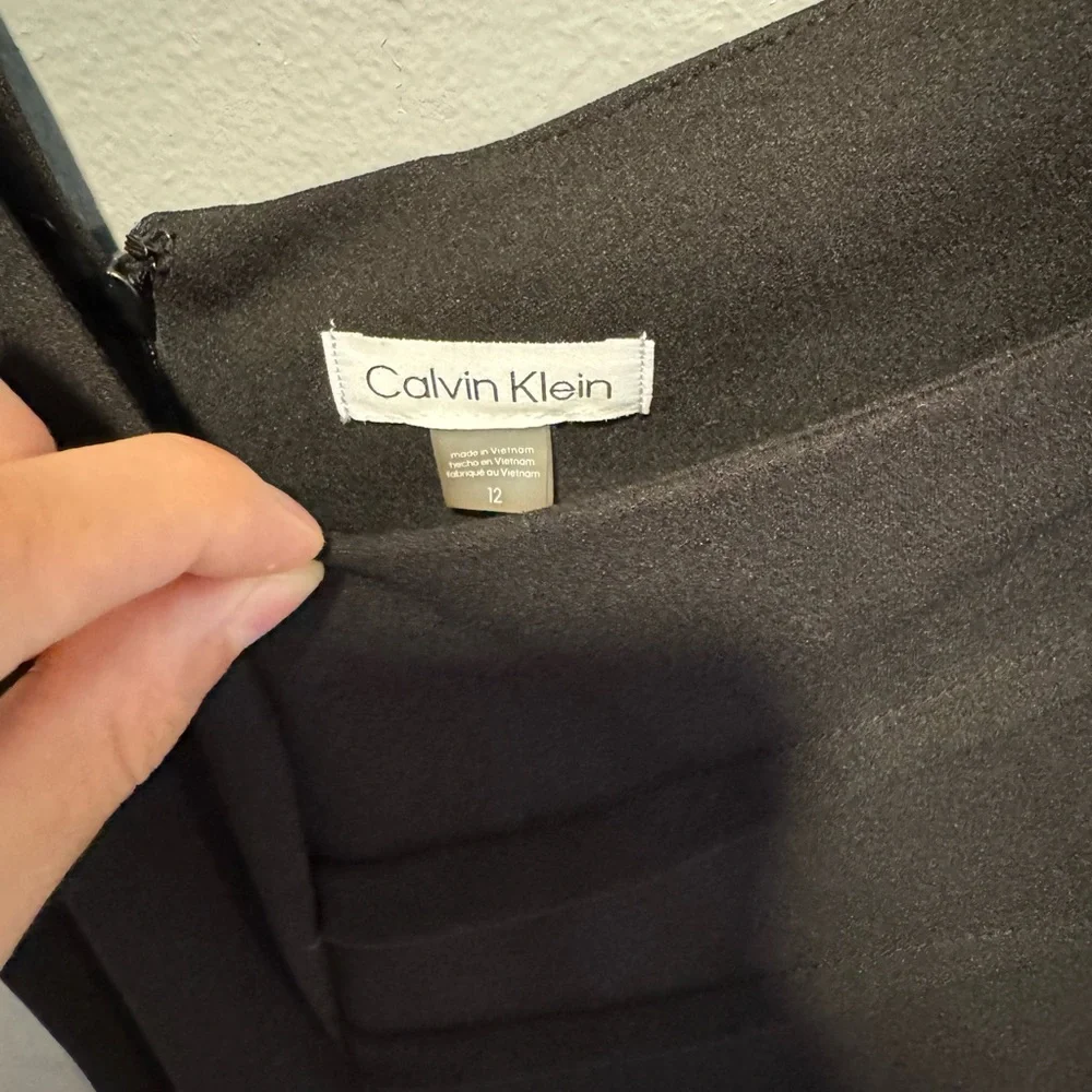 Calvin Klein Black One Shoulder Sheath Dress - Picture 5 of 5